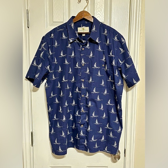 Island Shores Other - Island Shores Blue Sailing Men's Shirt